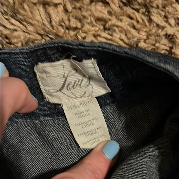 Levi's Blue Mini Skater Skirt Casual - Picture 2 of 3